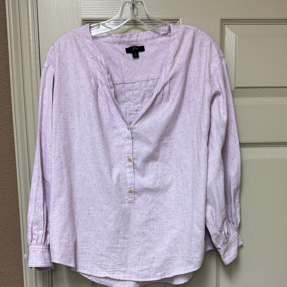 Jcrew 3/4 sleeve top. Lavender